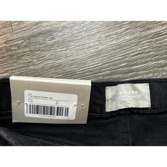 NWT Everlane The Original Cheeky Jean Black Size 25 Crop - Picture 5 of 8